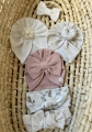 Zestaw turbanów i opasek dla dziewczynki newborn6