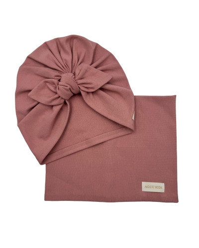 Turban supeł + komin wybierz kolor