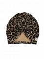 Hit jesieni turban donut panterka/cętki na beżu prążek
