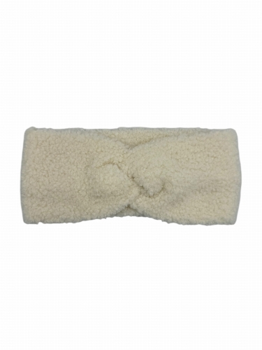 Opaska dla kobiety twist owieczka ecru