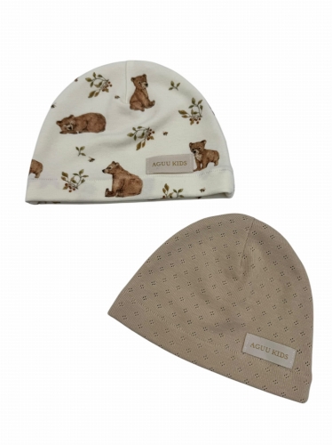 Czapeczki dla chłopca niemowlę newborn17