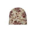 Wiosenna kwiatowa czapka z podwójnego materiału