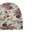 Wiosenna kwiatowa czapka z podwójnego materiału