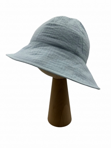 Muślinowy kapelusz w kolorze aqua blue