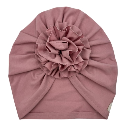 Bawełniany turban kwiat na lato w pustynny róż