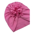Turban kwiat w kolorze różowym na lato babygirl
