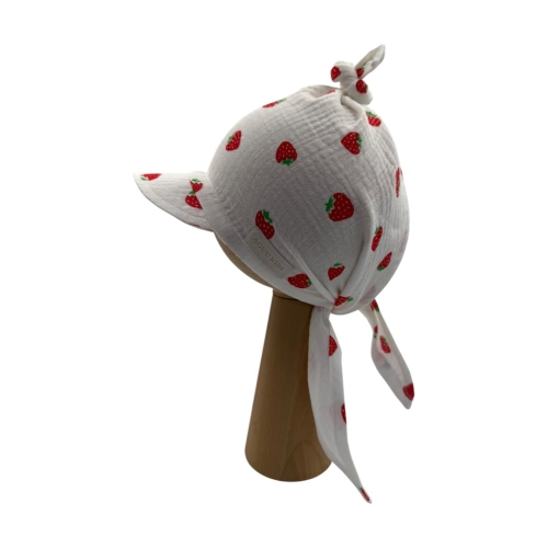 Muślinowa chusta na lato hit truskawki