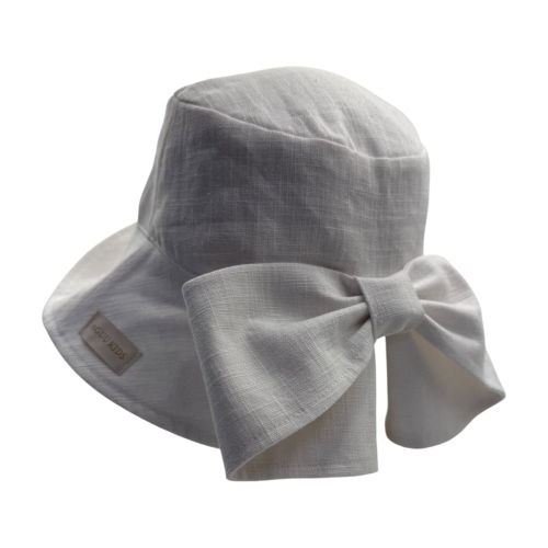 Wybierz kolor wyjątkowy kapelusz z kokardą 100% len