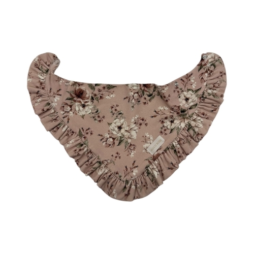 Chusta z falbanką kwiaty newbie róż