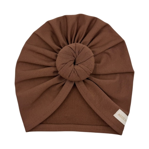 Turban donut w kolorze czekoladowym hit jesieni