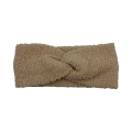 Opaska baranek twist w kolorze beżowym