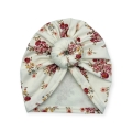 Wiosenne kwiaty turban czapka dla dziewczynki