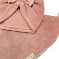 Zestaw dla dziewczynki turban z chustą ozdobny haft pastelowy