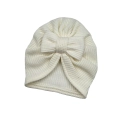 Wyjątkowy turban kokarda sweterek śmietanowy