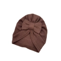 Wyjątkowy turban kokarda sweterek czekolada