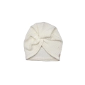 Nowy model turban twist śmietankowa biel