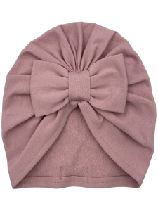 Turban kokarda babygirl pustynny róż
