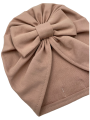 Turban kokarda babygirl cappuccino