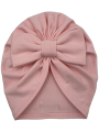 Turban kokarda babygirl jasny róż