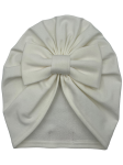 Turban kokarda babygirl śmietankowy