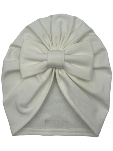 Turban kokarda babygirl brudny róż