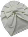 Turban kokarda babygirl brudny róż