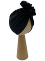 Turban falbanka w kolorze czarnym