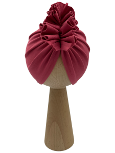 Turban falbanka w kolorze róż indyjski