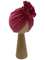 Turban falbanka w kolorze róż indyjski