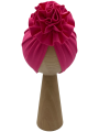 Wyjątkowy turban kwiat babygirl amarant