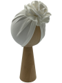 Wyjątkowy turban kwiat śmietankowy