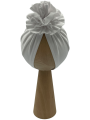 Wyjątkowy turban kwiat babygirl biały
