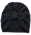 Turban supeł w kolorze czarnym