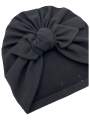 Turban supeł w kolorze czarnym