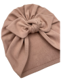 Turban supeł w kolorze cappuccino