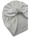 Turban supeł w kolorze białym