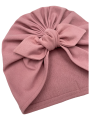 Turban supeł w kolorze brudny róż