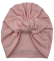 Turban supeł w kolorze jasny róż