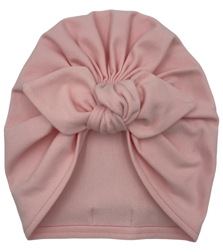 Turban supeł w kolorze jasny róż