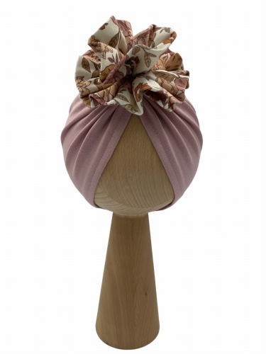Wiosenny turban kwiat dla dziewczynki