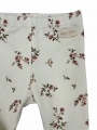 Legginsy babygirl drobne różyczki na ecru