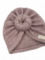 Turban donut warkocz brudny róż