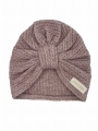 Turban swetrowy modern brudny róż