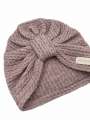 Turban swetrowy modern brudny róż
