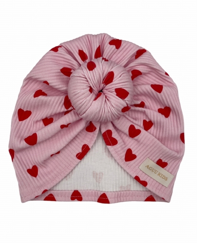 Turban donut PINK LOVE sweet baby