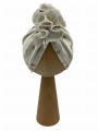 Wyjątkowy turban falbanka rose ecru for baby