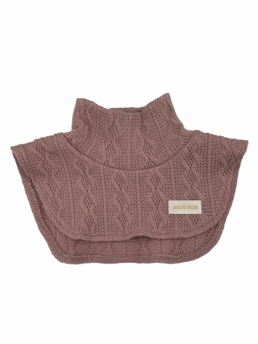 Swetrowy golfa-komin brudny róż hit zimy