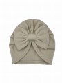 Wiosenny turban big bow babygirl beżowy