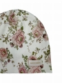 Wiosenna czapka babygirl pink rose