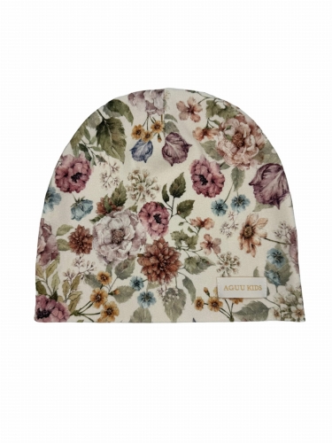 Wiosenna czapka babygirl wiosenne kwiaty
